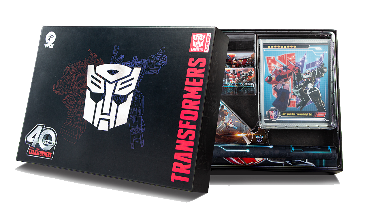 VanchCard Transformers Trading Cards Deluxe Box